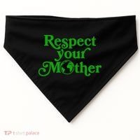 Earth Day Respect Your Mother USA-Made Doggie Bandana thumb 0