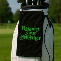 Earth Day Respect Your Mother Golf Towel thumb 2