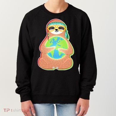 Earth Day Sloth Women's Sweatshirt