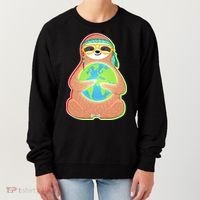 Earth Day Sloth Women's Sweatshirt thumb 0