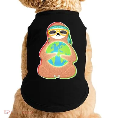 Earth Day Sloth Doggie Tank