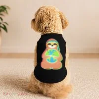 Earth Day Sloth Doggie Tank thumb 2
