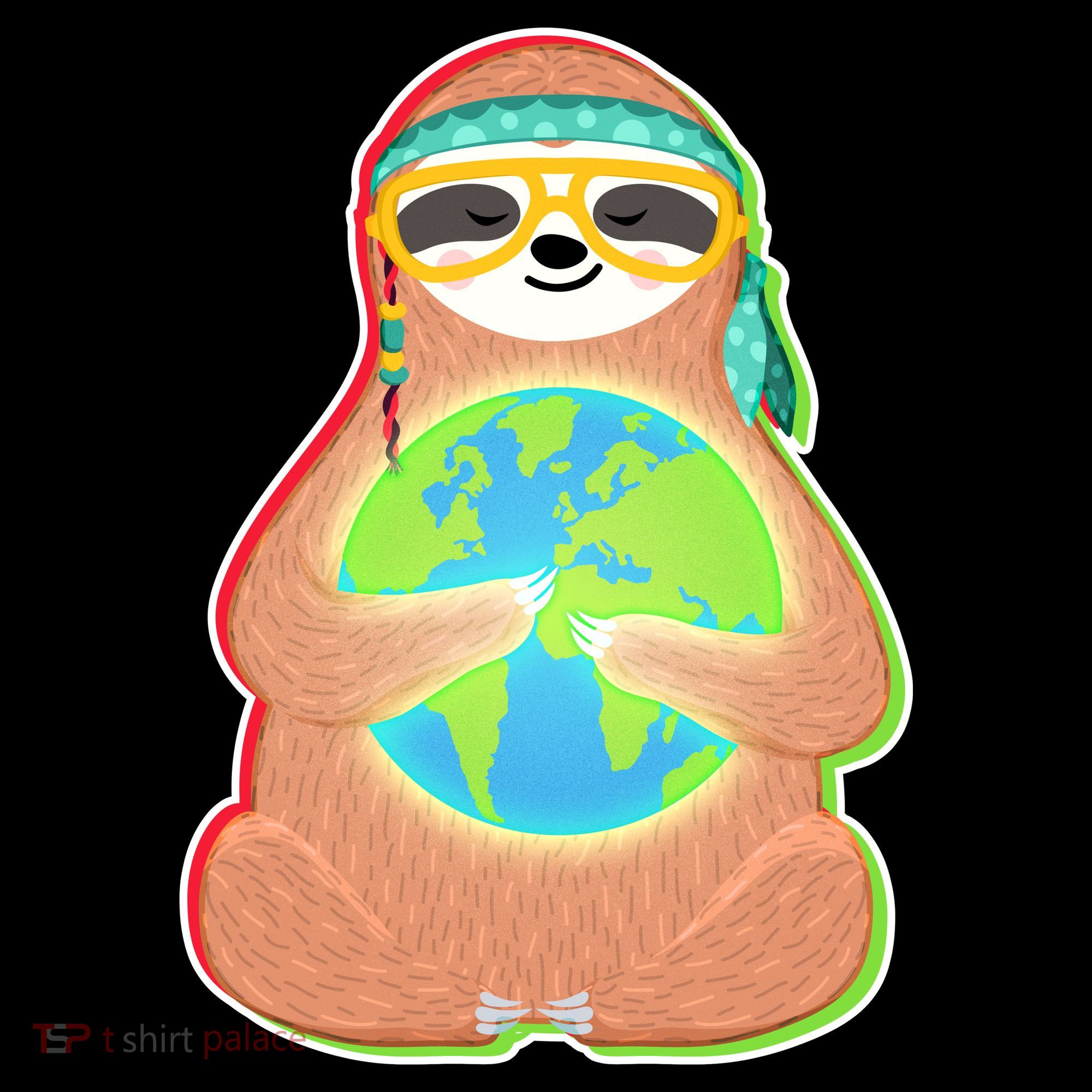 Earth Day Sloth Bucket Hat