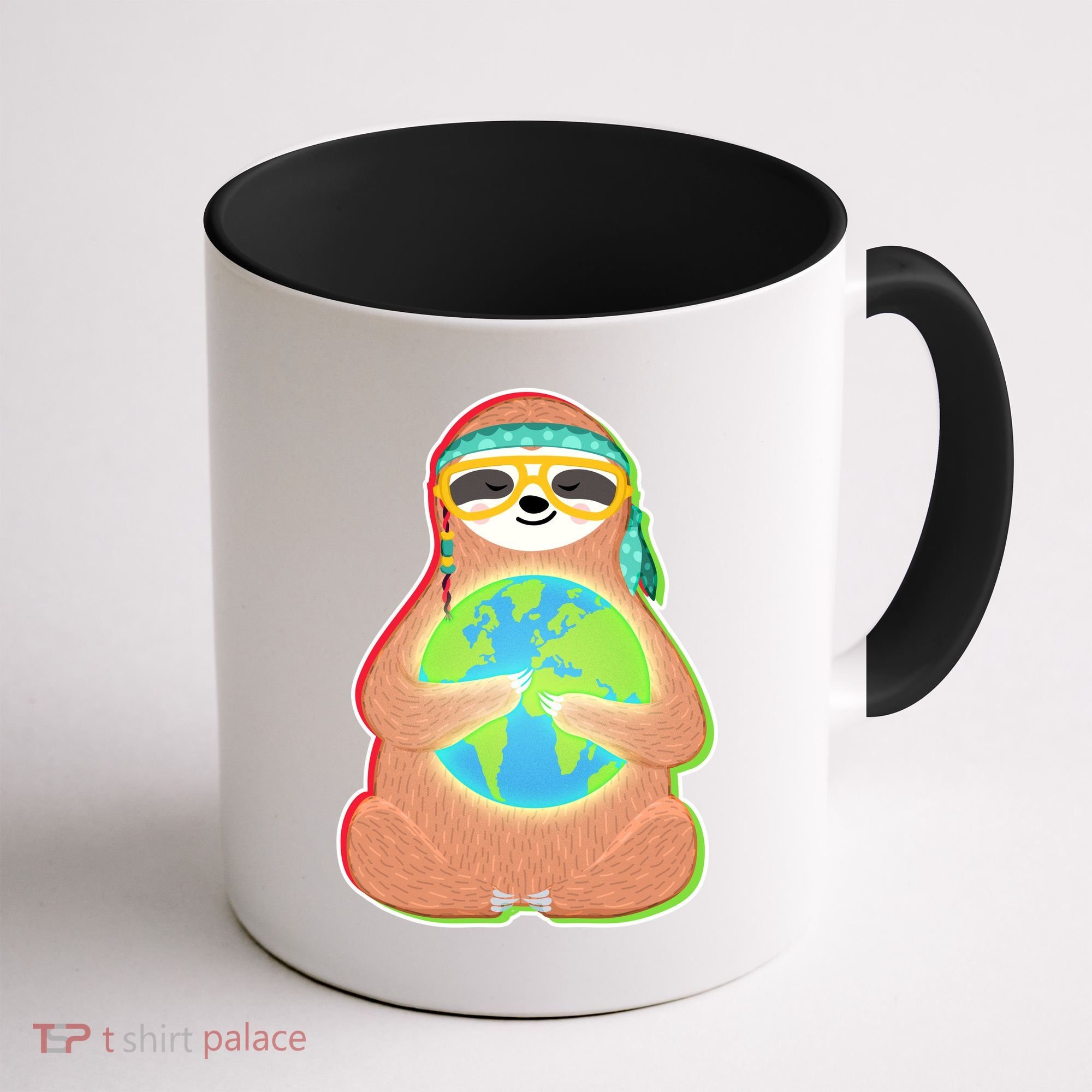 Earth Day Sloth Coffee Mug