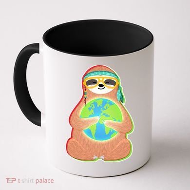 Earth Day Sloth Coffee Mug