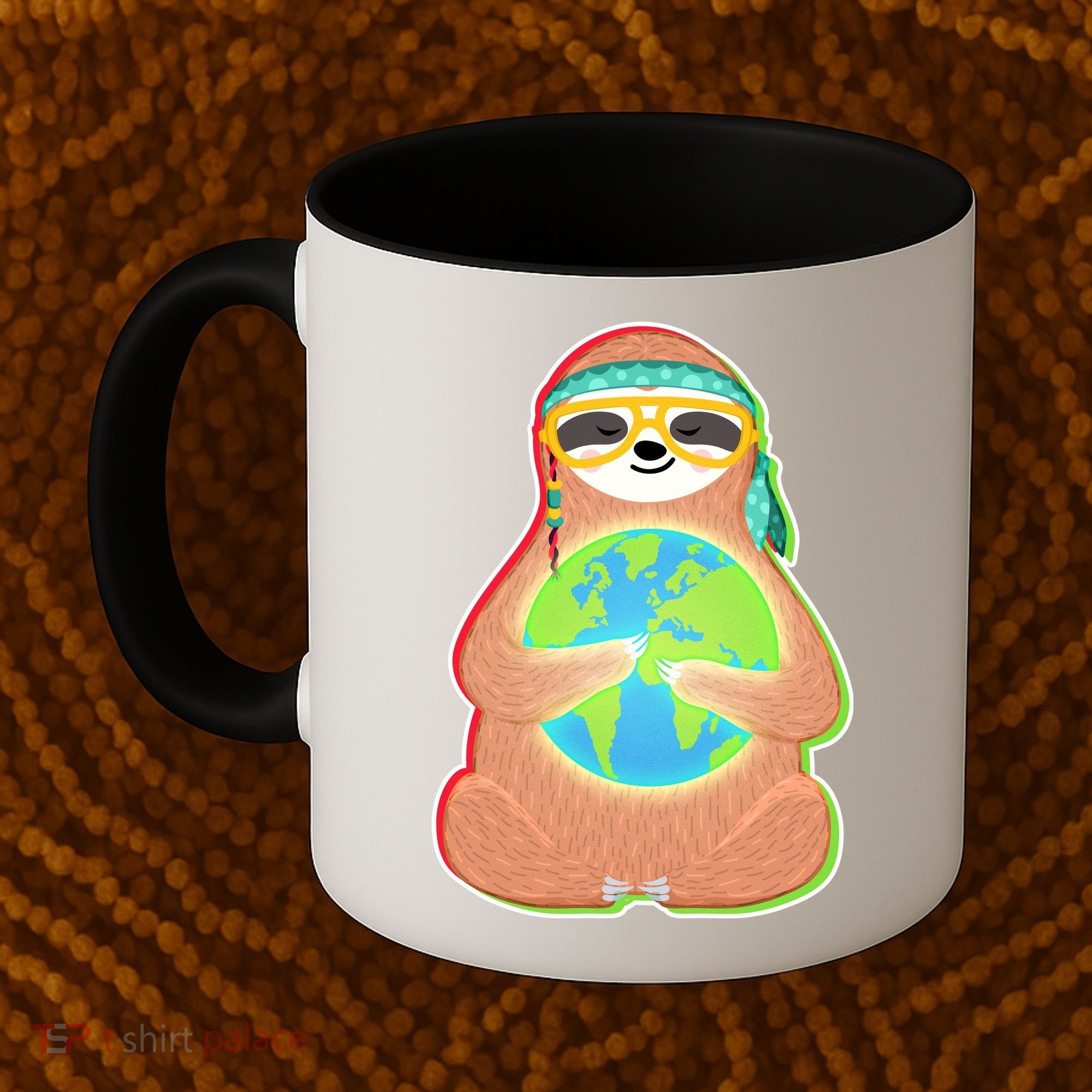 Earth Day Sloth Coffee Mug