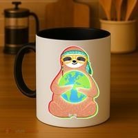 Earth Day Sloth Coffee Mug thumb 4