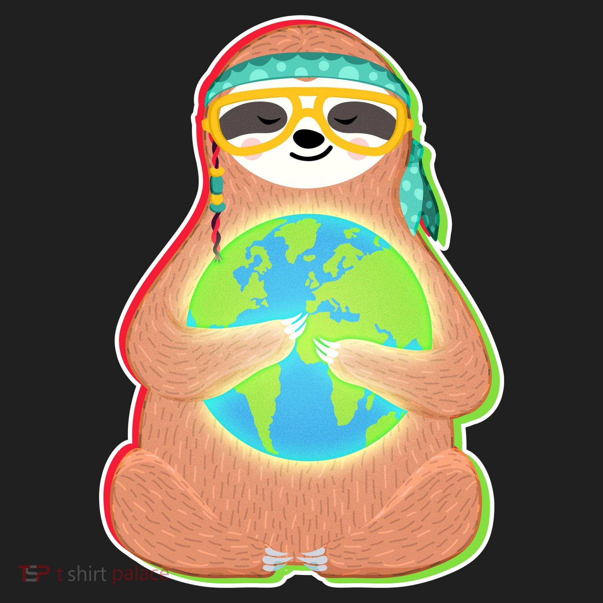 Earth Day Sloth Beanie