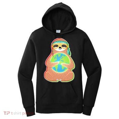 Earth Day Sloth Women's Hoodie
