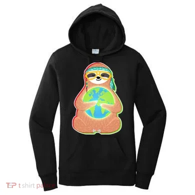 Earth Day Sloth Women's Hoodie