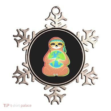 Earth Day Sloth Ornament