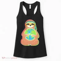 Earth Day Sloth Women's Tank Top thumb 0