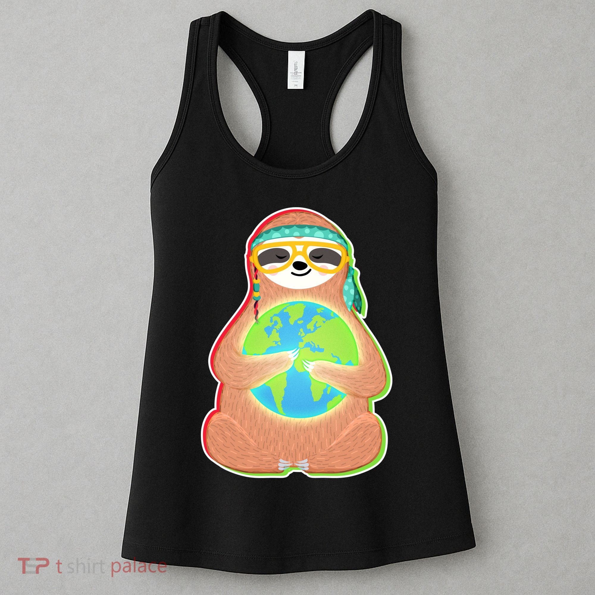 Earth Day Sloth Women's Tank Top