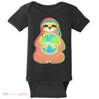 Earth Day Sloth Baby Bodysuit thumb 0