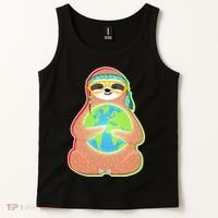 Earth Day Sloth Tank Top thumb 2
