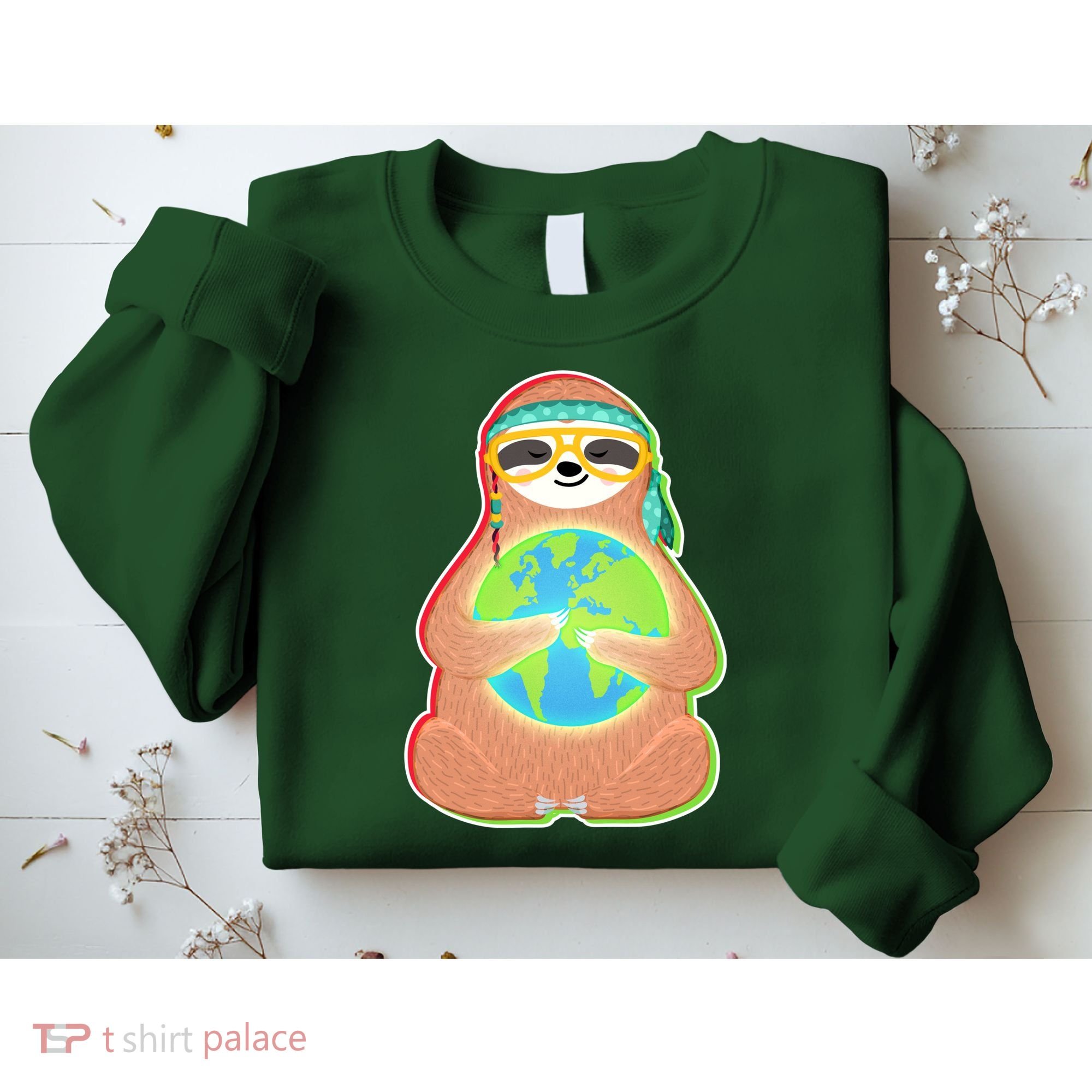 Earth Day Sloth Sweatshirt