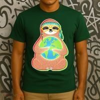 Earth Day Sloth T-Shirt thumb 3