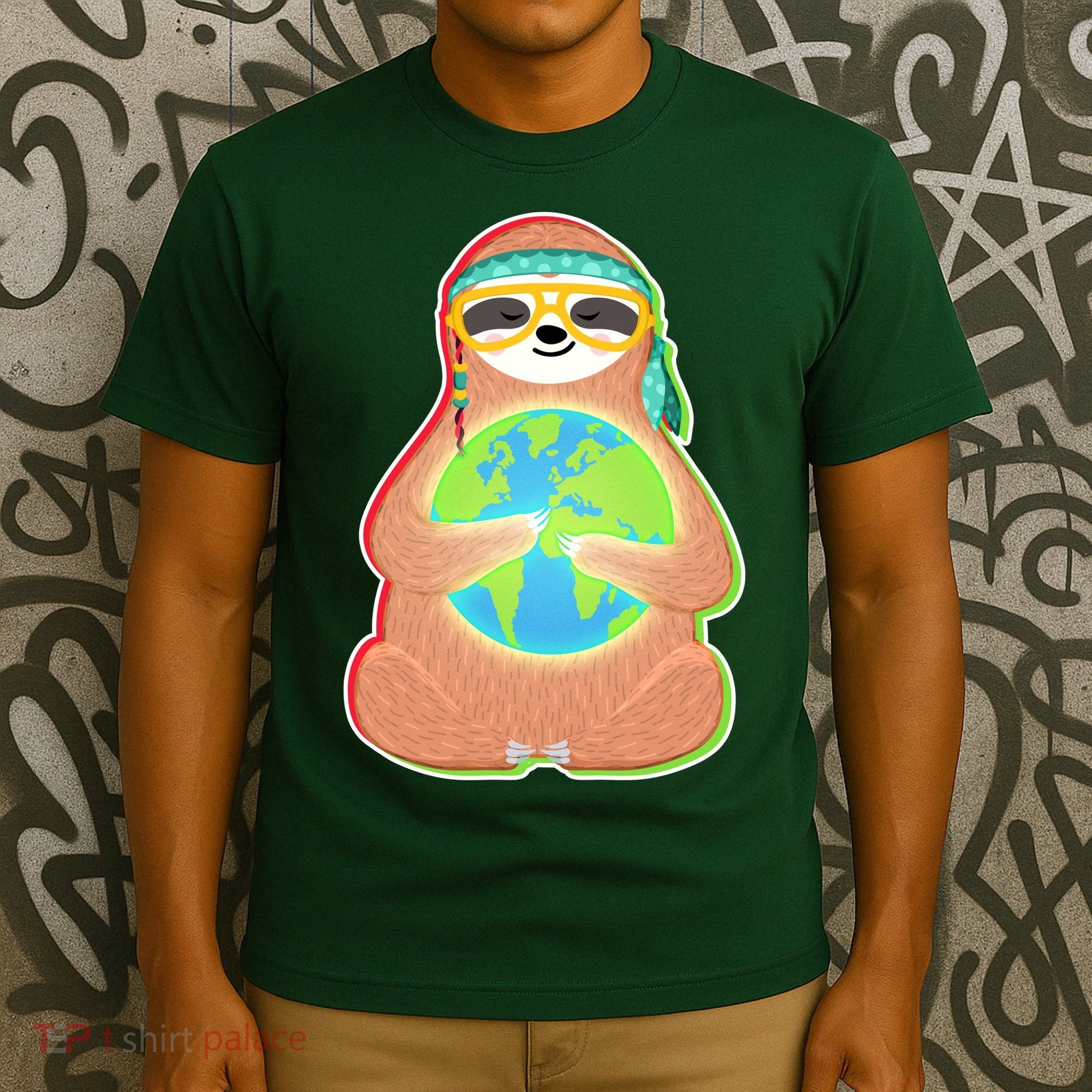 Earth Day Sloth T-Shirt