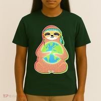 Earth Day Sloth T-Shirt thumb 4
