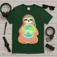 Earth Day Sloth T-Shirt thumb 5
