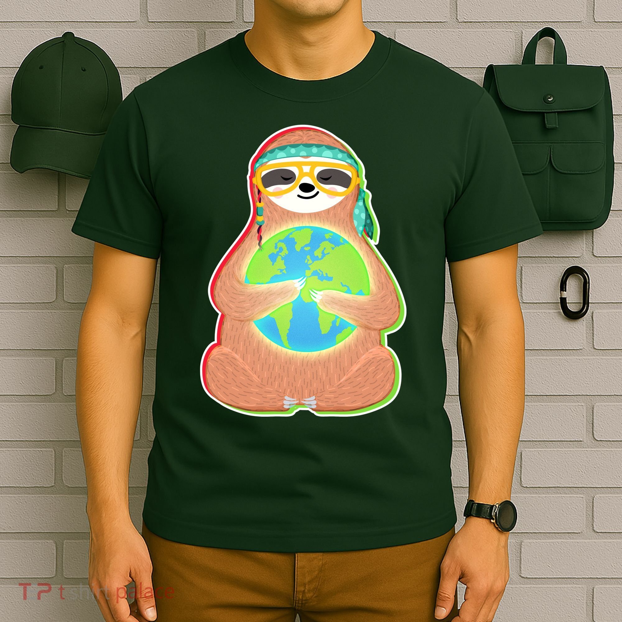 Earth Day Sloth T-Shirt