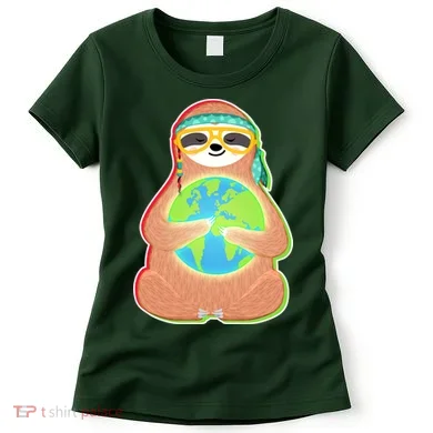 Earth Day Sloth Women's T-Shirt