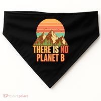 Earth Day There Is No Planet B USA-Made Doggie Bandana thumb 0