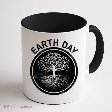 Earth Day Vintage Coffee Mug back