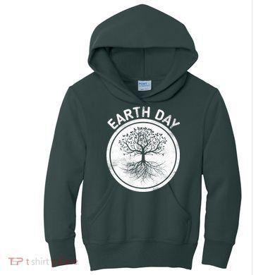Earth Day Vintage Kids Hoodie