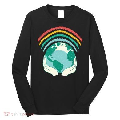 Earth Rainbow Long Sleeve Shirt
