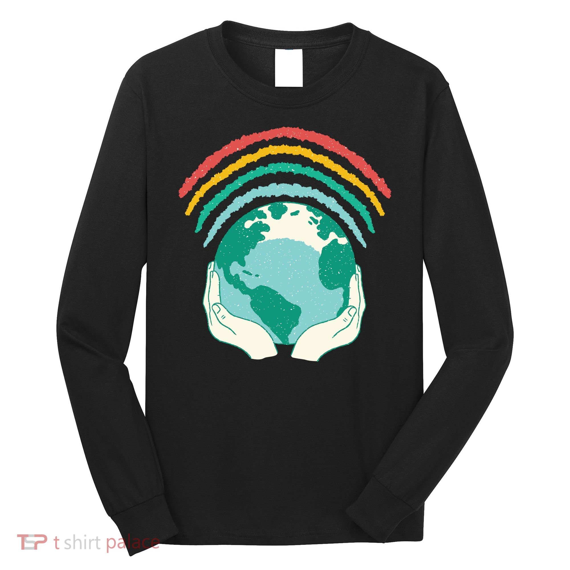Earth Rainbow Long Sleeve Shirt