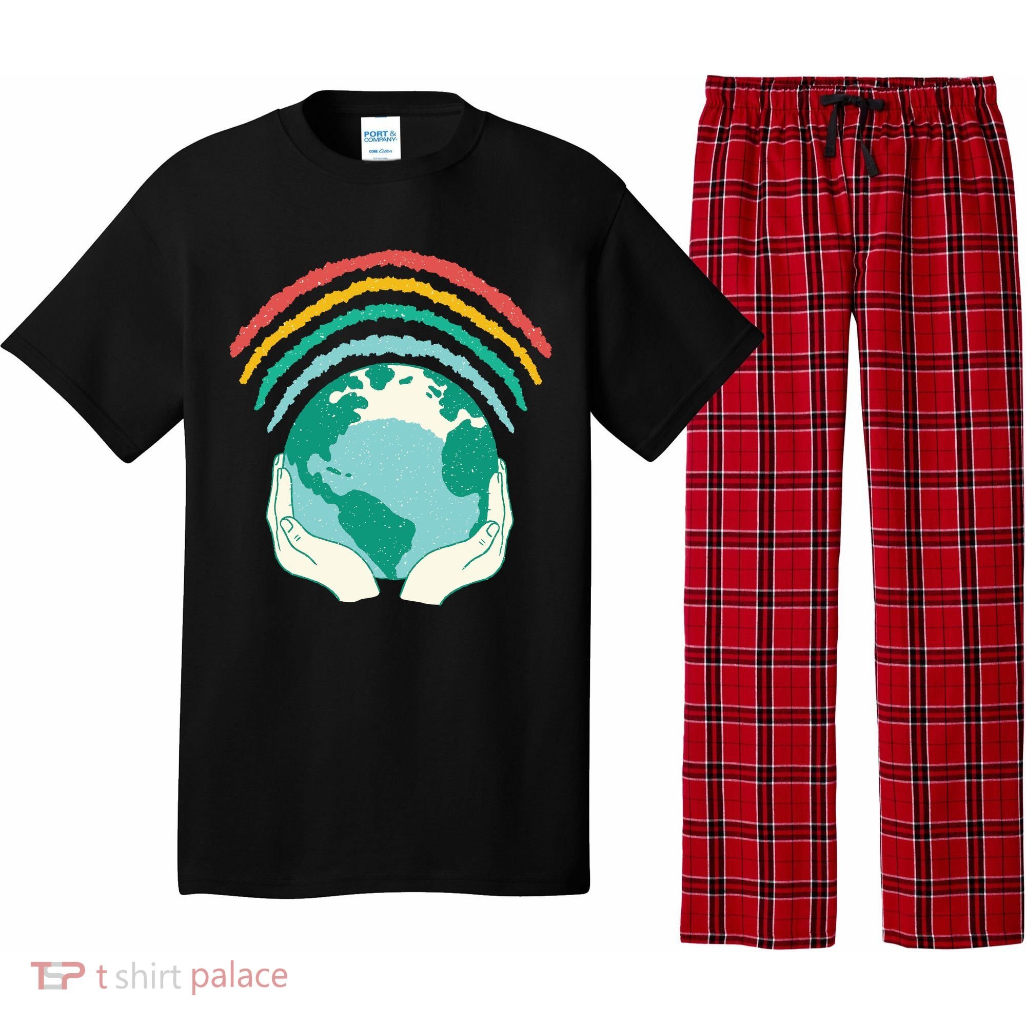 Earth Rainbow Pajama Set