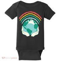 Earth Rainbow Baby Bodysuit thumb 0