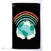 Earth Rainbow Golf Towel thumb 0