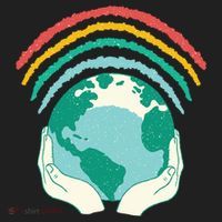 Earth Rainbow Golf Towel thumb 3