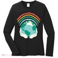 Earth Rainbow Women's Long Sleeve Shirt thumb 0