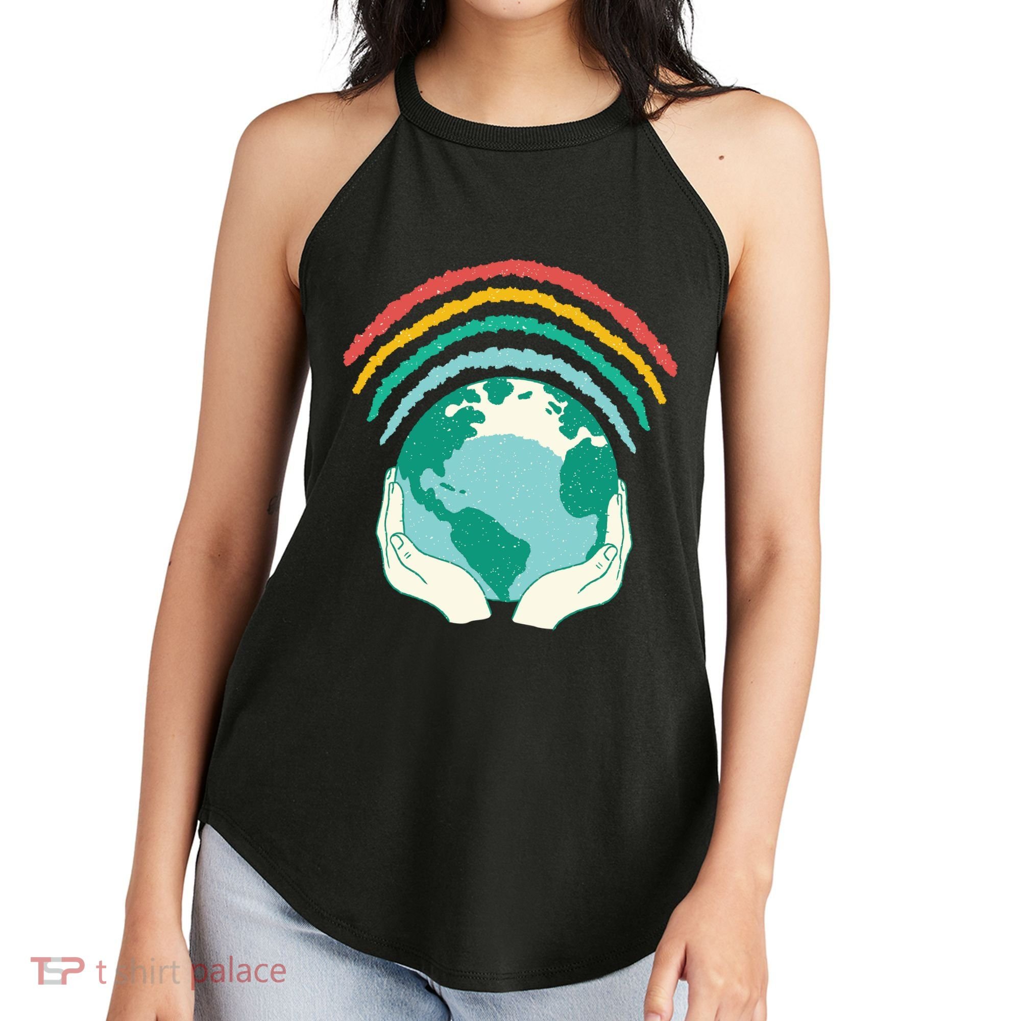 Earth Rainbow Women's Perfect Tri Rocker Tank
