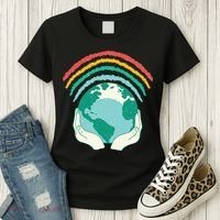 Earth Rainbow Women's T-Shirt thumb 3