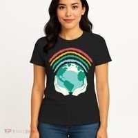 Earth Rainbow Women's T-Shirt thumb 4