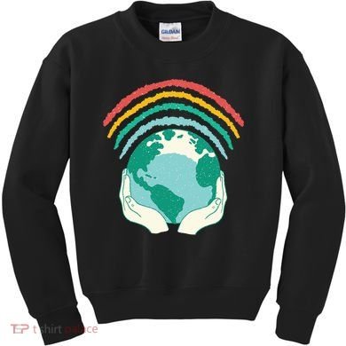 Earth Rainbow Kids Sweatshirt