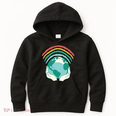 Earth Rainbow Kids Hoodie
