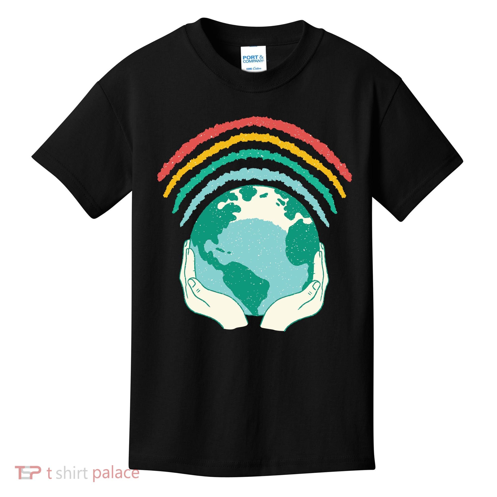 Earth Rainbow Kids T-Shirt