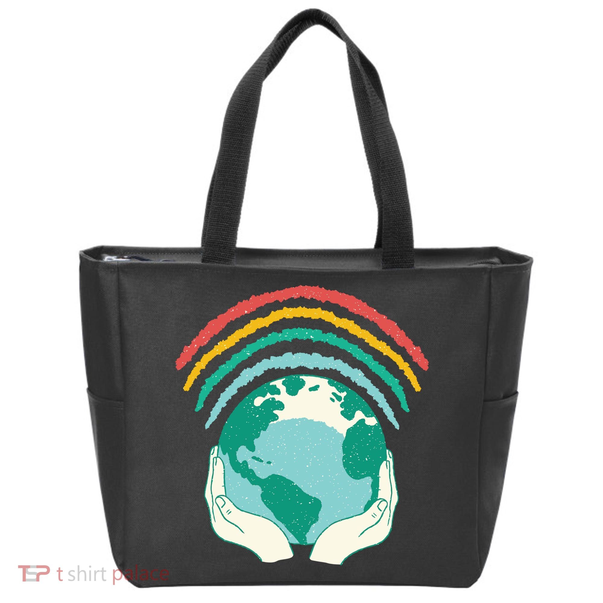 Earth Rainbow Tote Bag