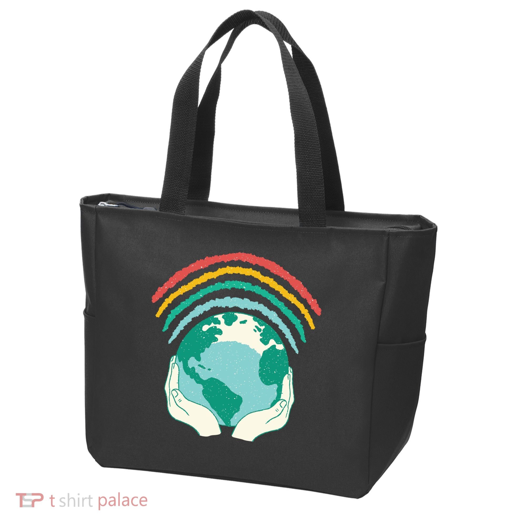 Earth Rainbow Tote Bag