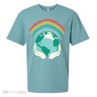 Earth Rainbow Sueded Cloud Jersey T-Shirt thumb 0