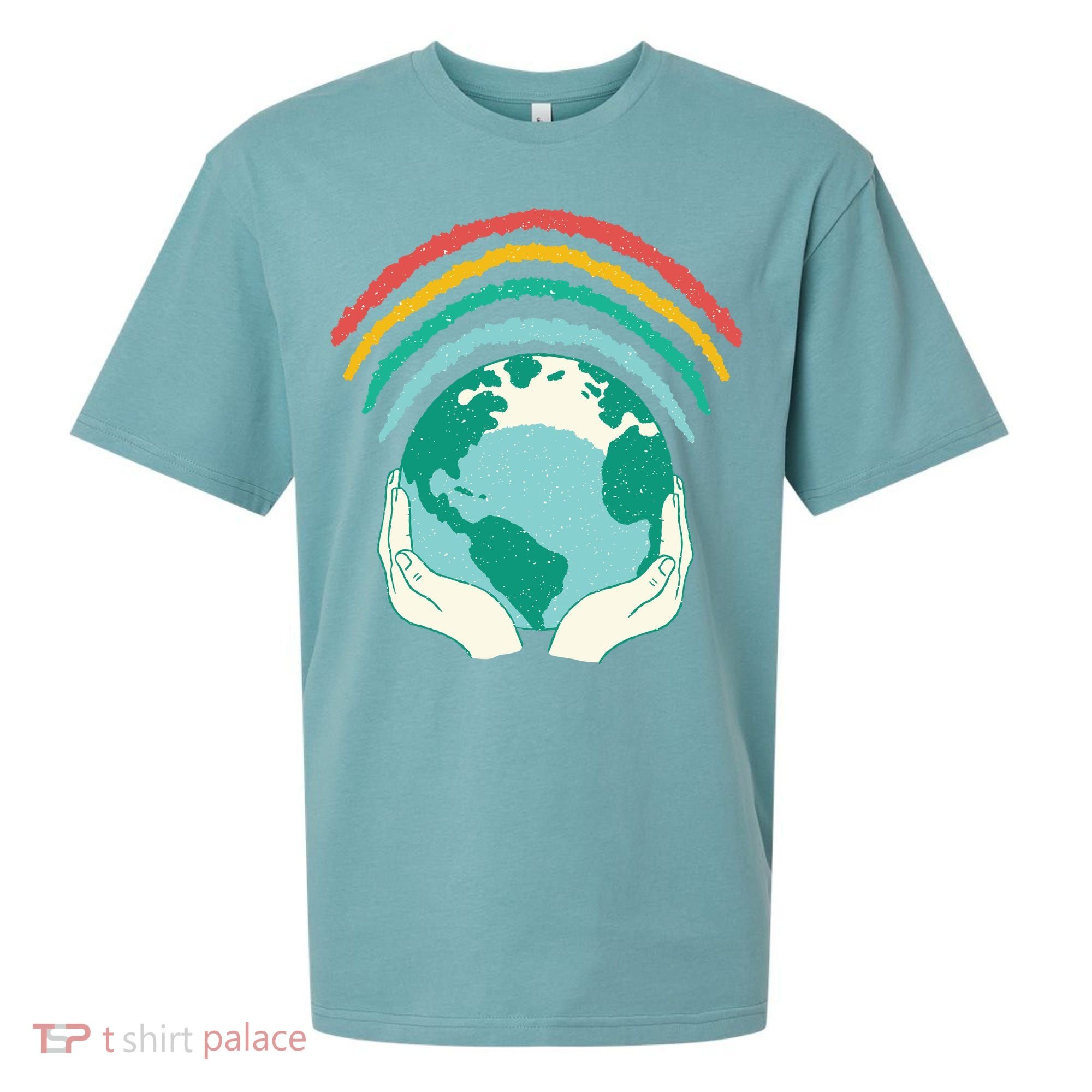 Earth Rainbow Sueded Cloud Jersey T-Shirt