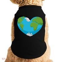 Earth Shaped Heart Doggie Tank thumb 0