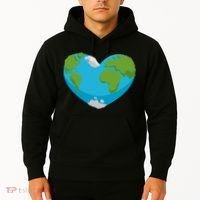 Earth Shaped Heart Hoodie thumb 2