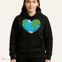 Earth Shaped Heart Hoodie thumb 5