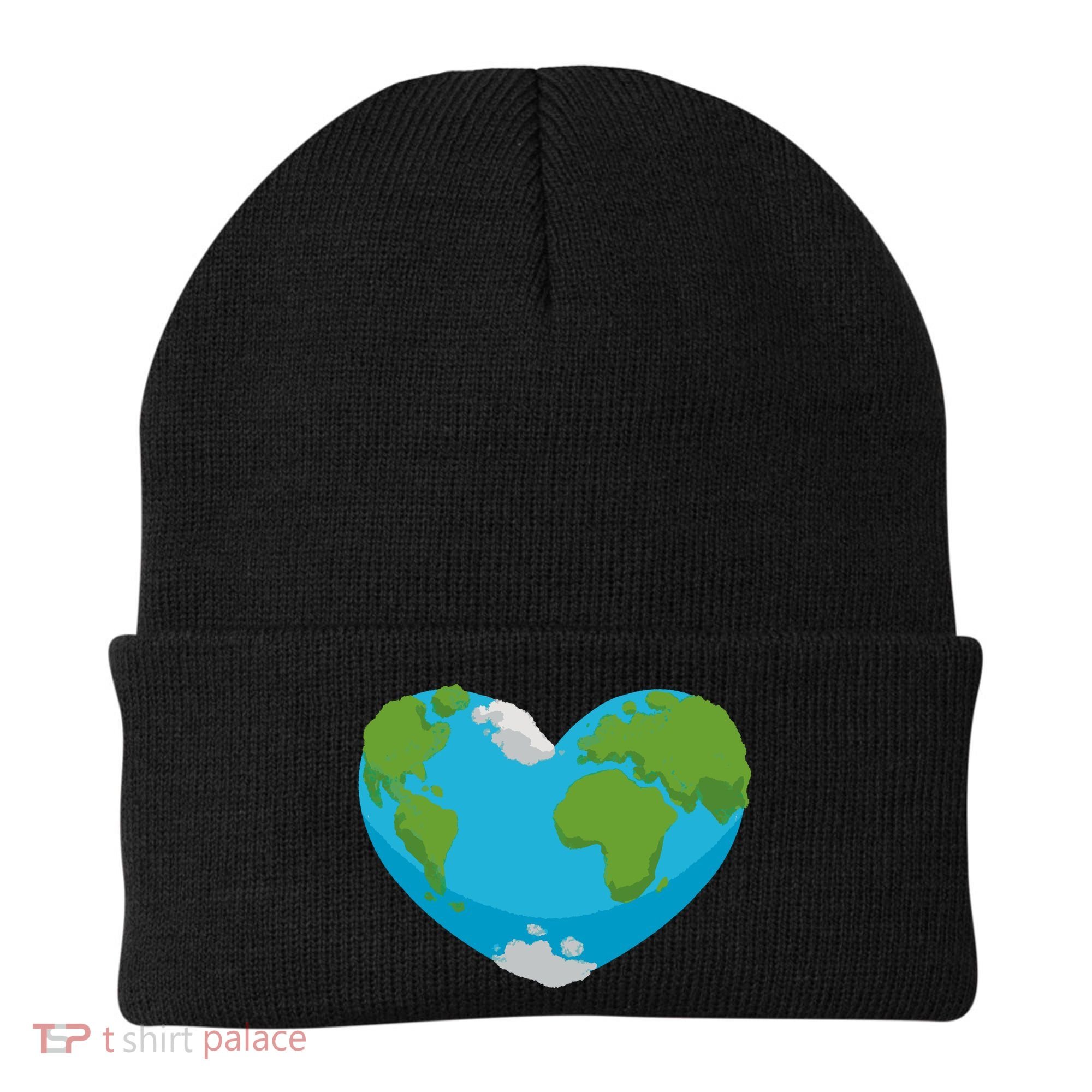 Earth Shaped Heart Beanie